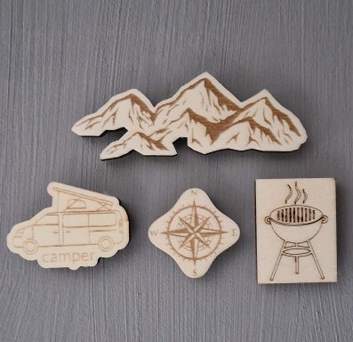 Kühlschrankmagneten Set 1 "Outdoor Abenteuer" Kühlschrankmagneten Set 1 "Outdoor Abenteuer"